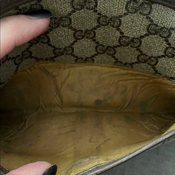 Gucci Beige and Brown Shoulder Bag with Card Holder - Picture 9 of 15